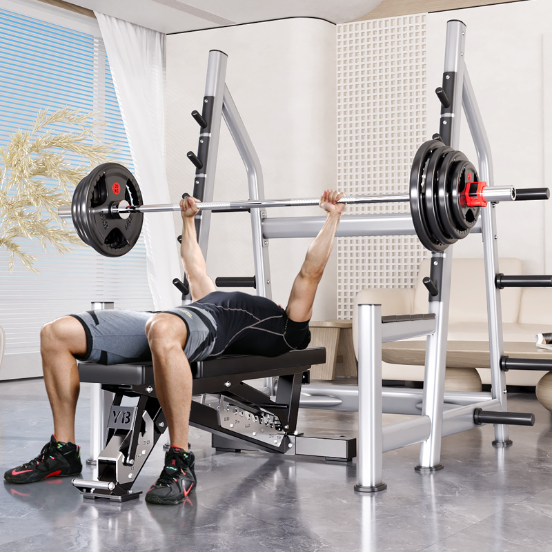 Squat Rack Power - Squat Rack Power Cage, Plate Loaded