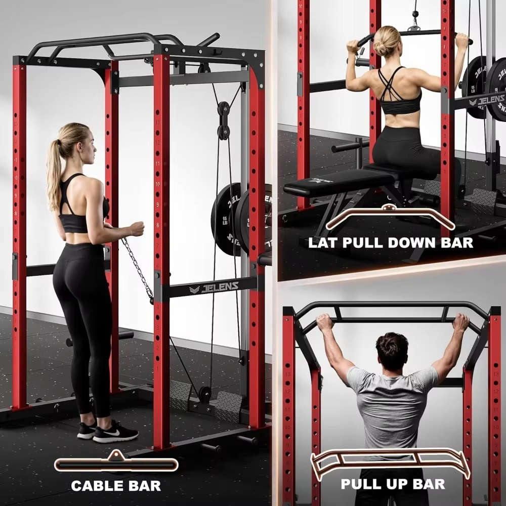 Squat Rack Power - S21 Power Cage Multi-Function Rack Adjustable