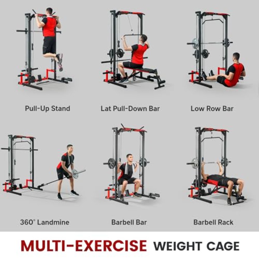 Power Cage Smith Machine Multi - đánh giá và giá Squat Rack Power