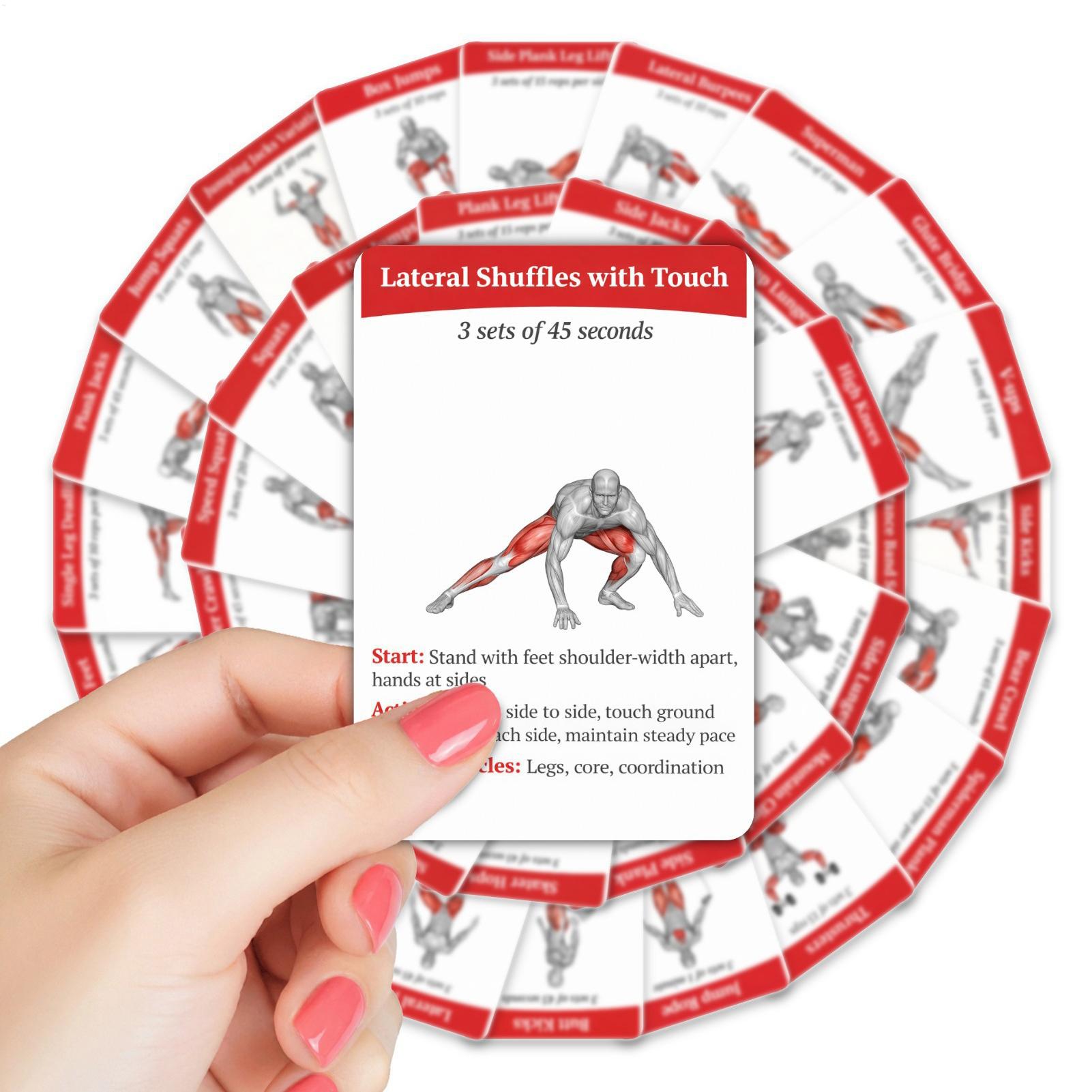 Workout Cards Exercise Deck 36 - đánh giá và giá Home Gym Equipment Set