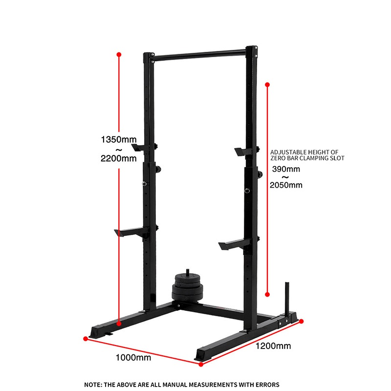 Adjustable Squat Rack Gym Squa - đánh giá và giá Squat Rack Power