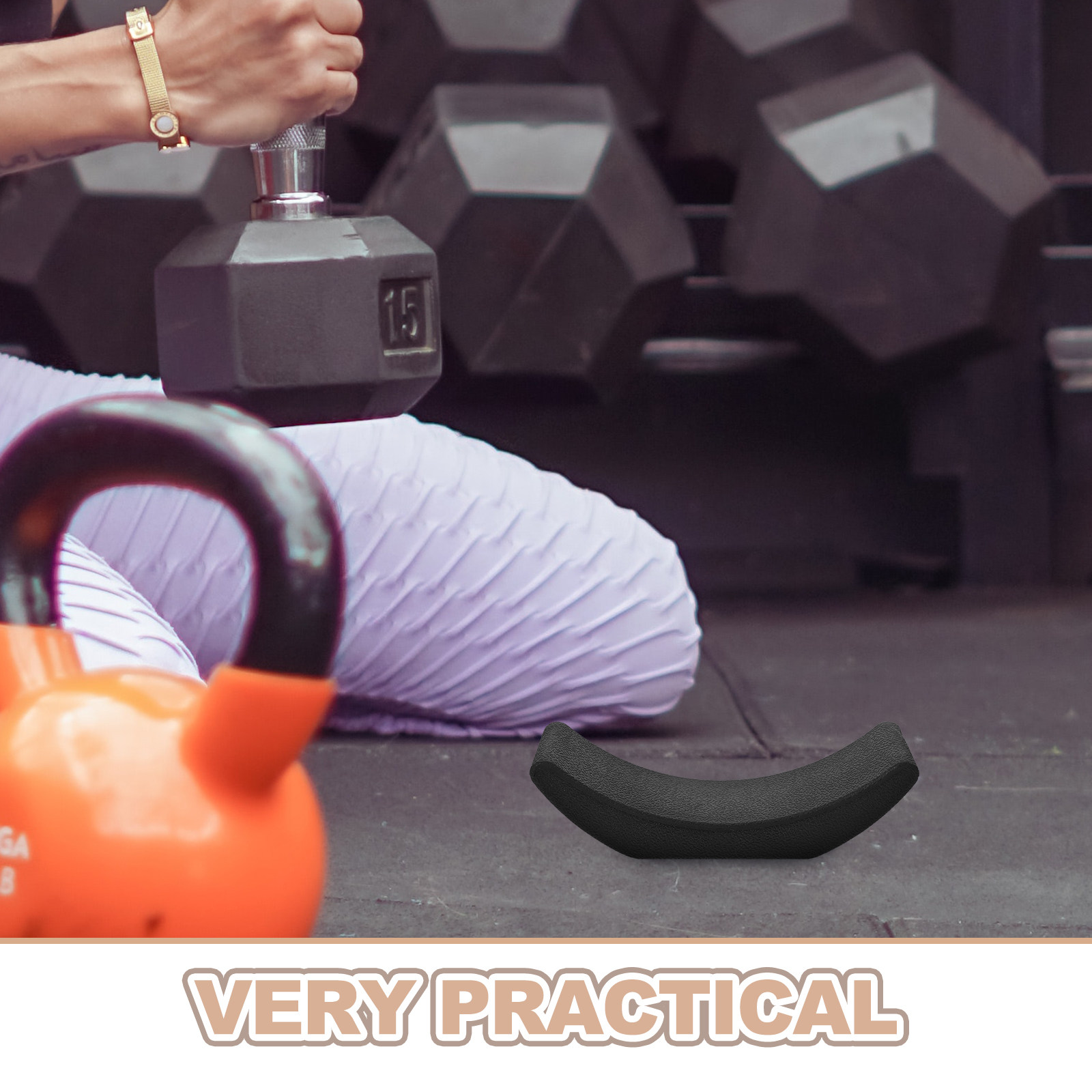 4Pcs Heavy Duty Rubber Dumbbel - đánh giá và giá Home Gym Training