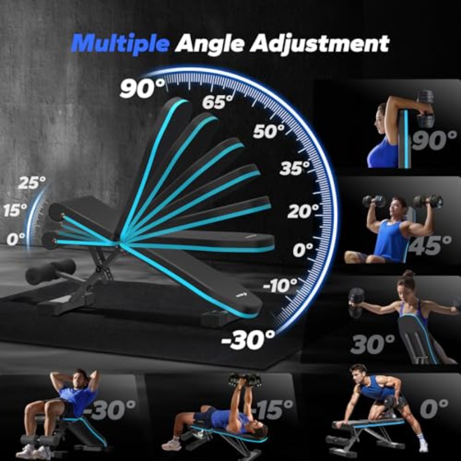 Foldable Weight Bench for Home - đánh giá và giá Home Gym Weight Bench