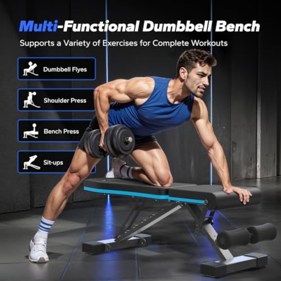 Foldable Weight Bench for Home - đánh giá và giá Home Gym Weight Bench