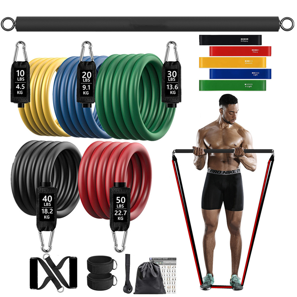 150lb Fitness Booty Resistance - đánh giá và giá Home Gym Equipment Set