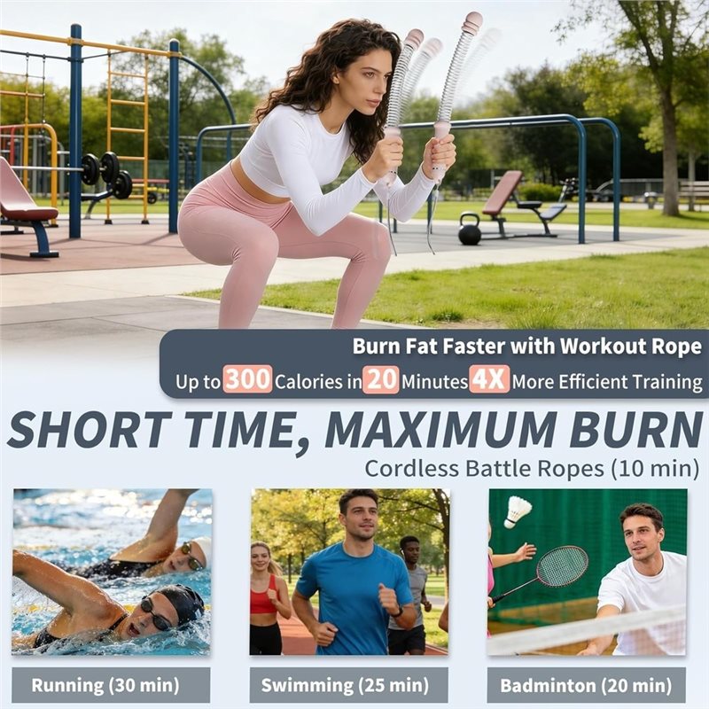A64T-Ropeless Battle Ropes, Wo - đánh giá và giá Home Gym Training
